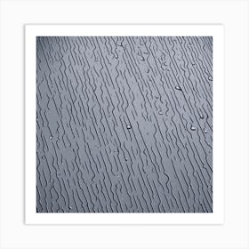 Raindrops On A Car Art Print