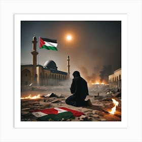 Palestine Ai Art Art Print