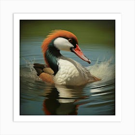 Kingfisher Duck Art Print