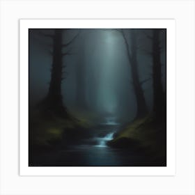 Dark Forest 3 Art Print