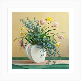 Vase Of Flowers 7 Art Print