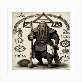 Viking Warrior 3 Art Print