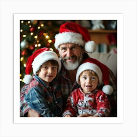 Christmas Father3 Art Print