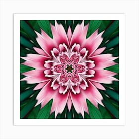 Pink Dahlia Art Print