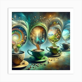 Coffee Mugs Art Print