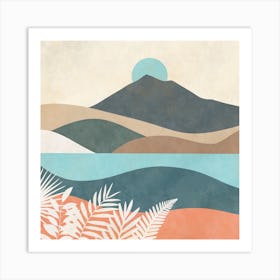 Abstract Landscape Painting 2 Art Print