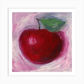 Big Red Apple 1 Art Print