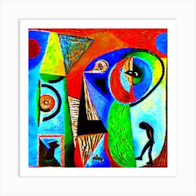 Abstract Painting 4 Art Print