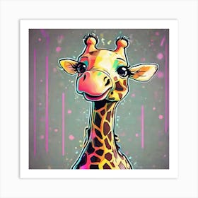 Giraffe Art Print