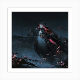 Witch In The Woods Art Print