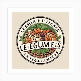 Legumes As A Logo (42) Art Print