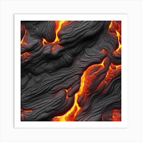 Lava Flow 1 Art Print