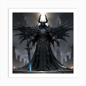 Dark Lord Of The Rings 2 Art Print