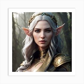 Elven Maiden Art Print