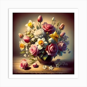 Flowers In A Vase 9 Art Print