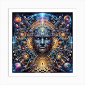 Psychedelic Painting 1 Art Print