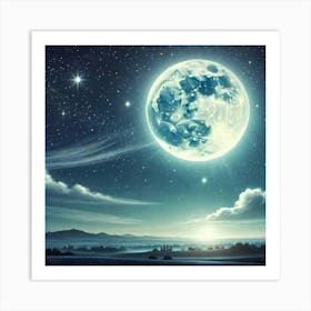 Full Moon In The Sky 23 Art Print