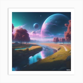 Nebula 10 Art Print