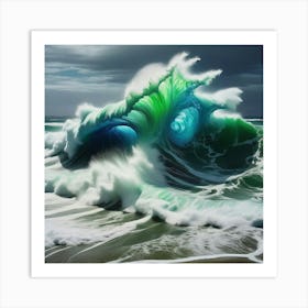 Ocean Wave Art Print