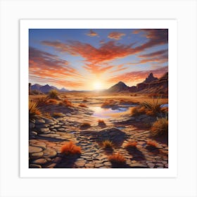 Desert Art Print