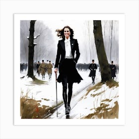 Kate Middleton 2 Art Print