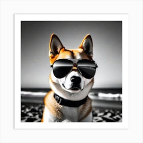 Shiba Inu 15 Art Print