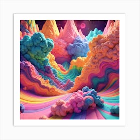 3d Art 6 Art Print