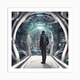 Space Station 7 Art Print