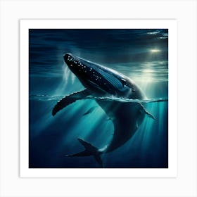 Humpback Whale Art Print