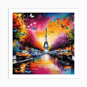 Paris Eiffel Tower 62 Art Print