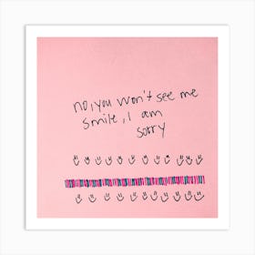 No I am sorry  Art Print