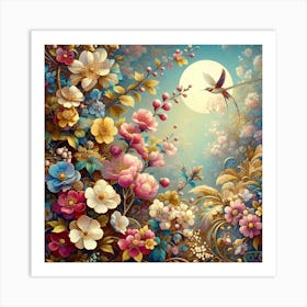 Flora And Fauna 10 Art Print