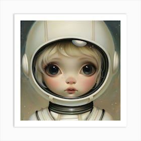 Little Astronaut Art Print