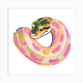 Ball Python Snake 08 Art Print