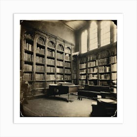 Library - Person Stock Videos & Royalty-Free Footage Art Print