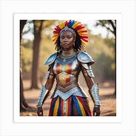 African Queen Art Print