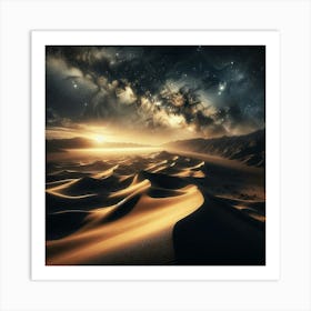 Sand Dunes 14 Art Print