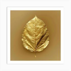 Gold Leaf 8 Art Print