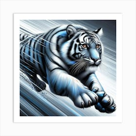 White Tiger 54 Art Print