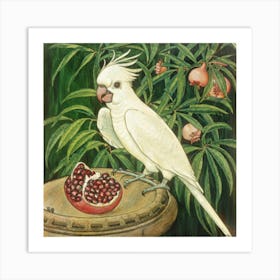 Cockatoo And Pomegranate, Walter Crane 1 Art Print