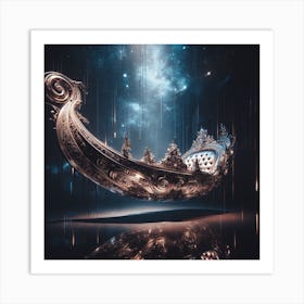 Swan Boat Art Print