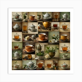 Tea Art 175 Art Print