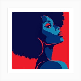 Afro Girl 25 Art Print