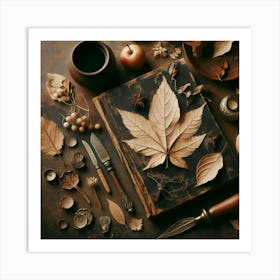 Aging leaf 4 Art Print