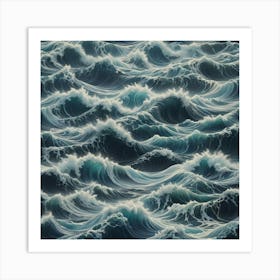 Ocean Waves 3 Art Print