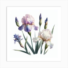 Flower of Iris 2 Art Print