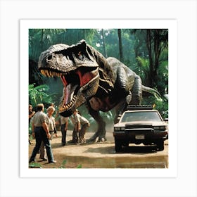 Jurassic Park 5 Art Print