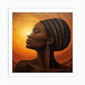 African Woman 70 Art Print