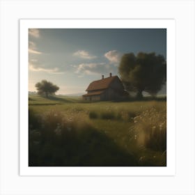 House In The Countryside 6 Art Print