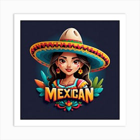 Mexican Girl 85 Art Print